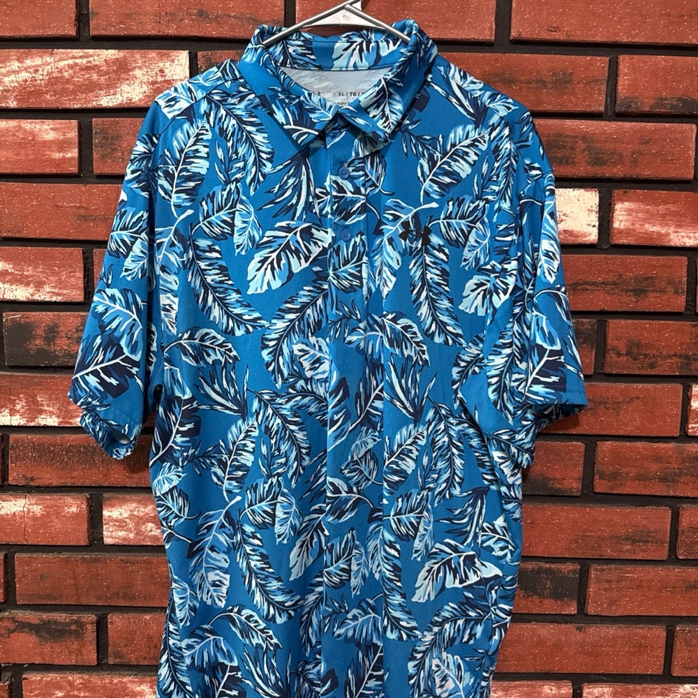 Under Armour the playoff polo floral Hawaiian